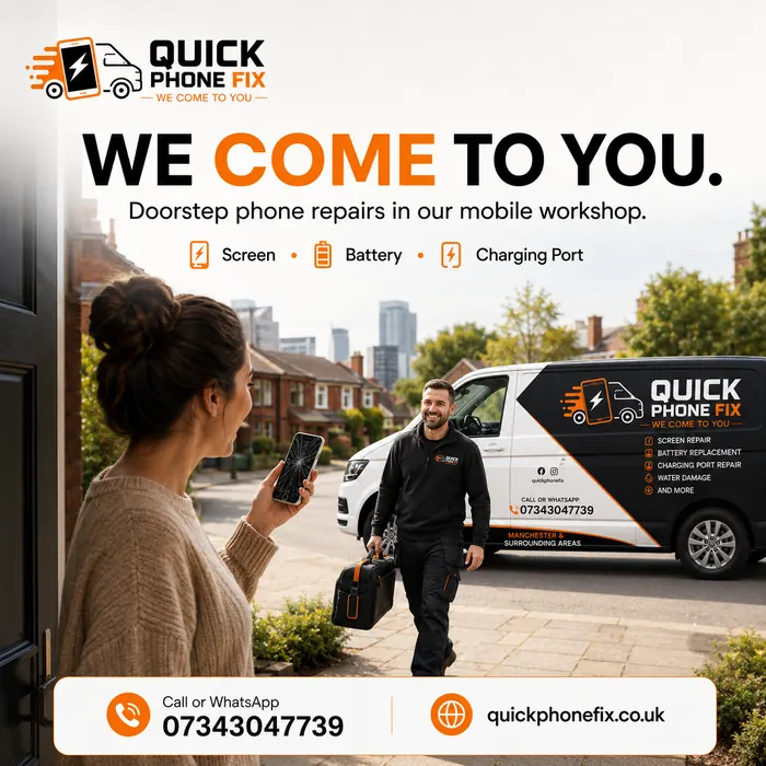 Mobile phone repair at the customer's location